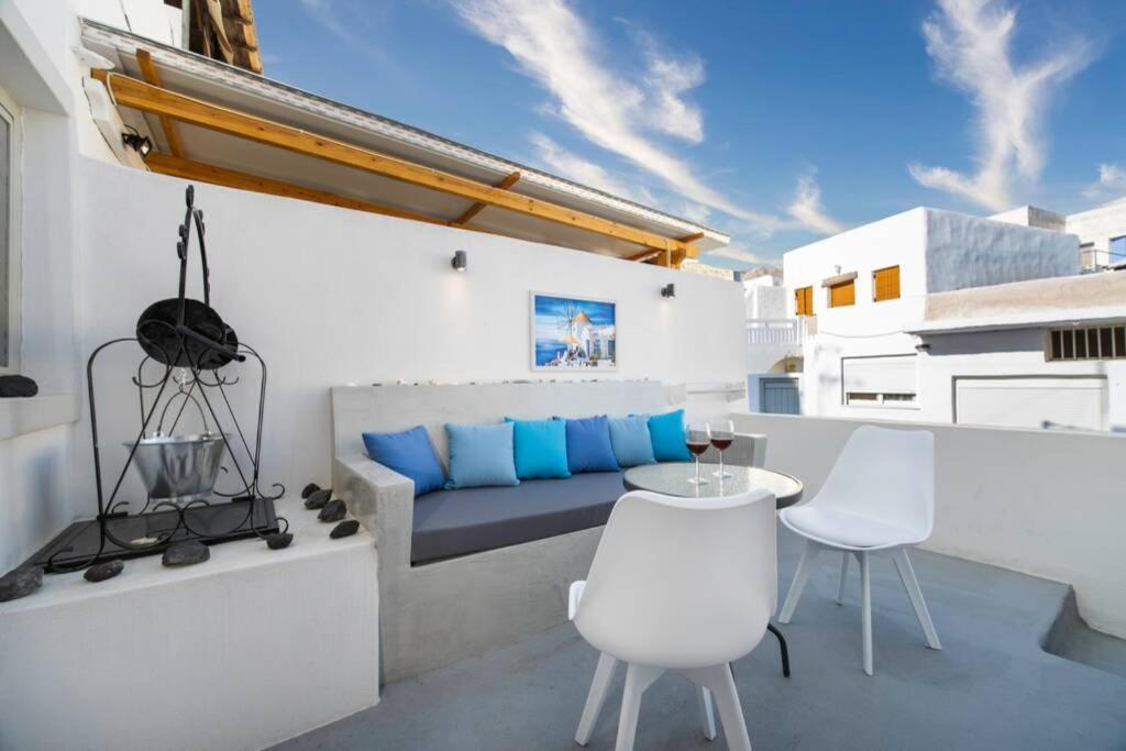 Villa Brouzos- Maisonette With Sea & Mountain View Emporio  Exteriör bild